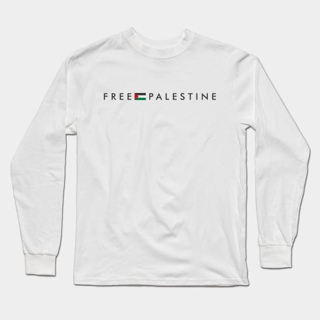 Free palestine Long Sleeve T-Shirt by denufaw